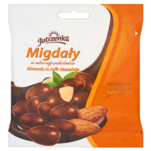Jutrzenka Migdały w mlecznej czekoladzie 80 g
